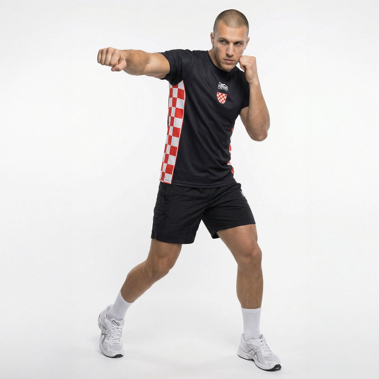 Phantom Athletics T-Shirt EVO+ Team Croatia - Schwarz