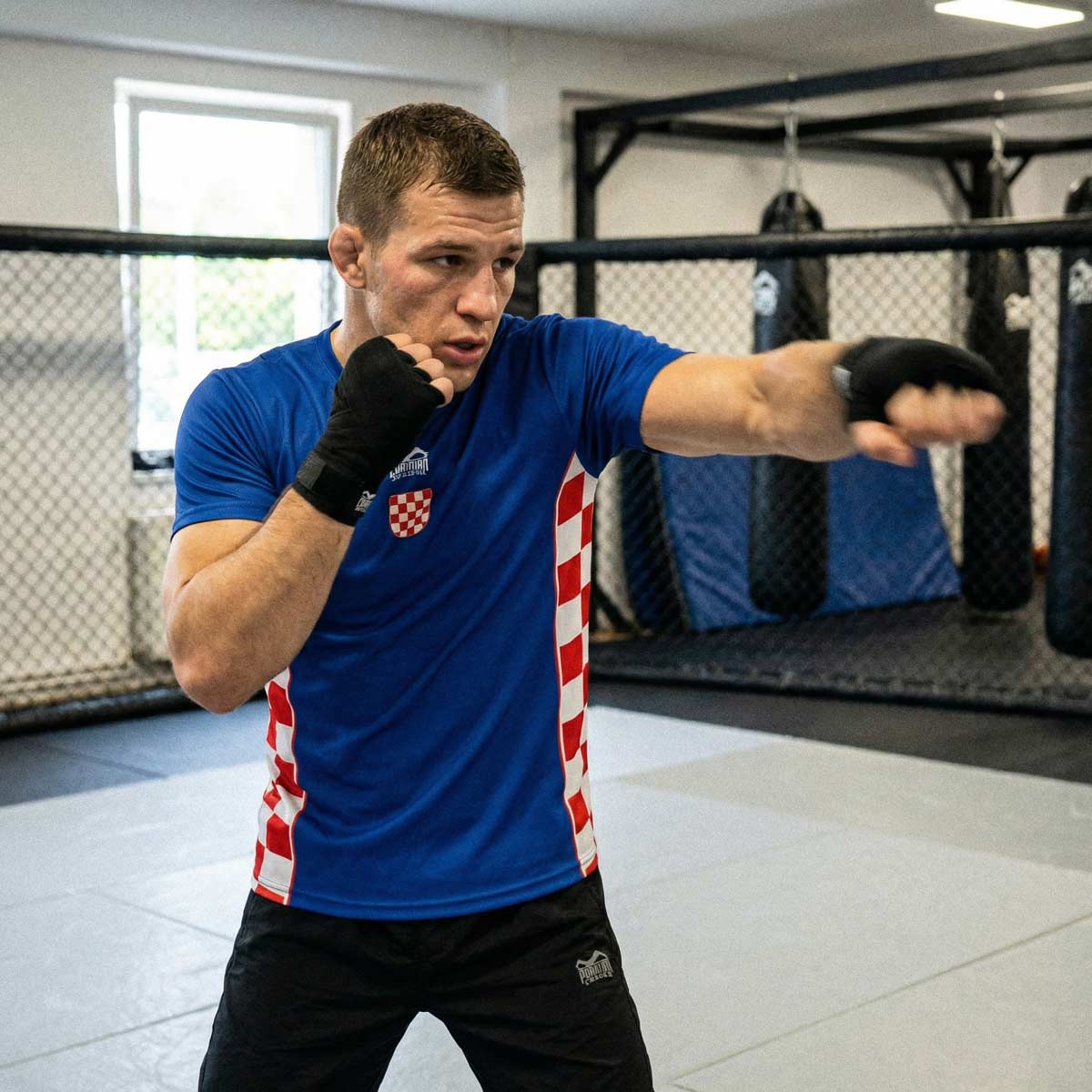 Phantom Athletics T-Shirt EVO+ Team Croatia - Blau