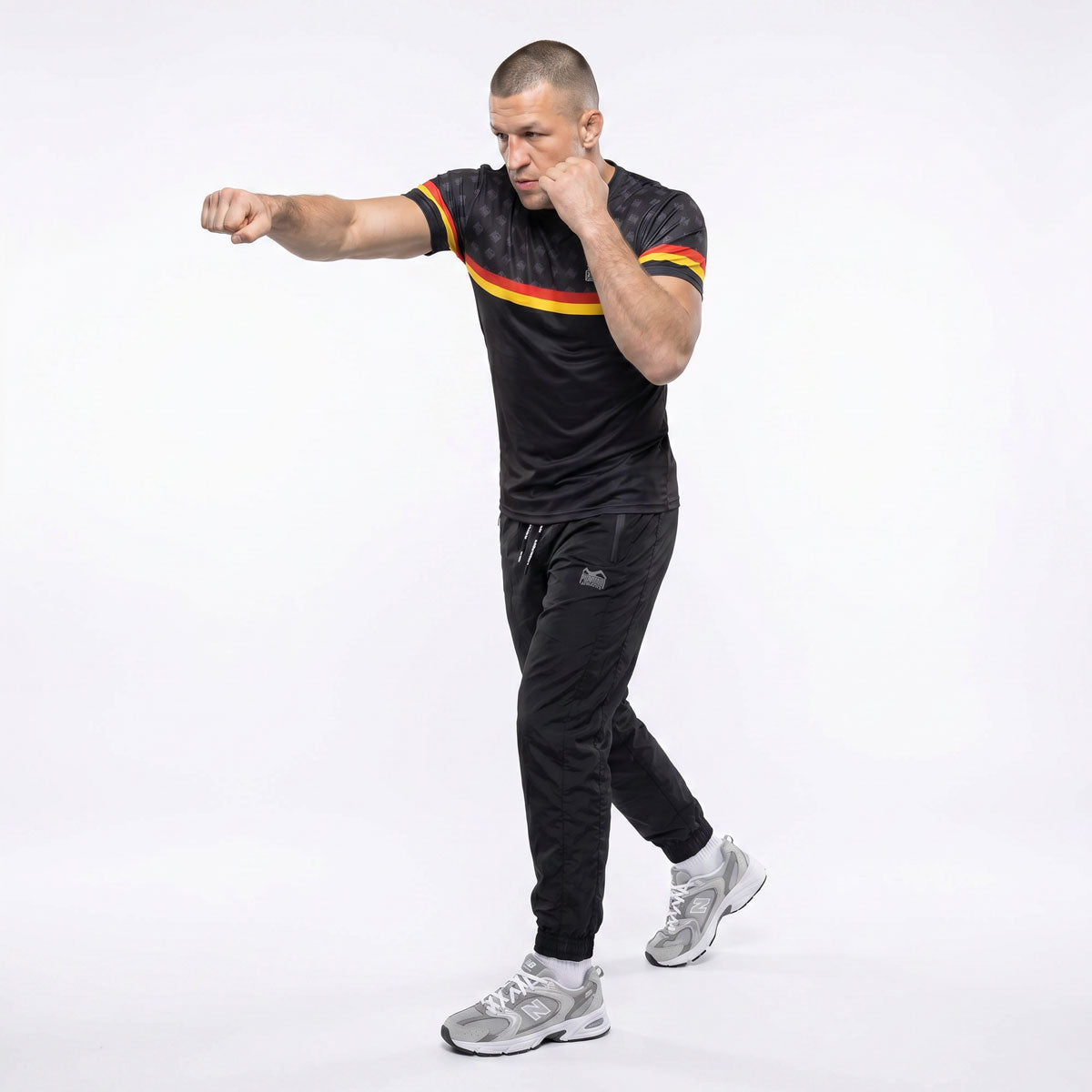Phantom Athletics T-Shirt EVO+ Germany - Schwarz/Rot/Gold