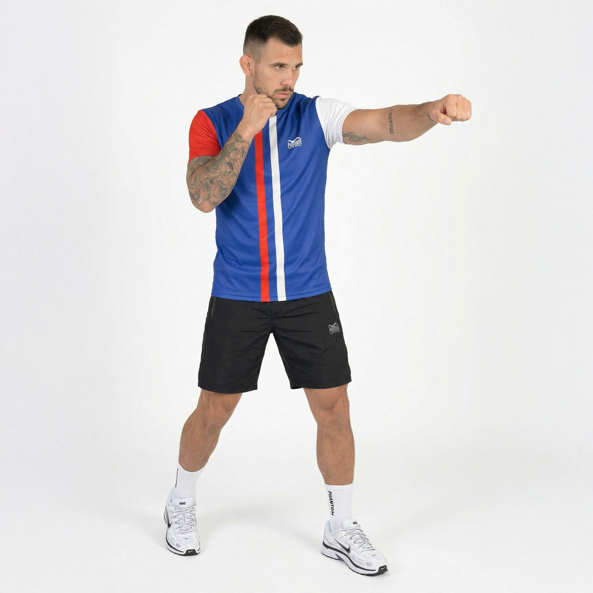 Phantom Athletics T-Shirt EVO+ Team Serbia - Blau