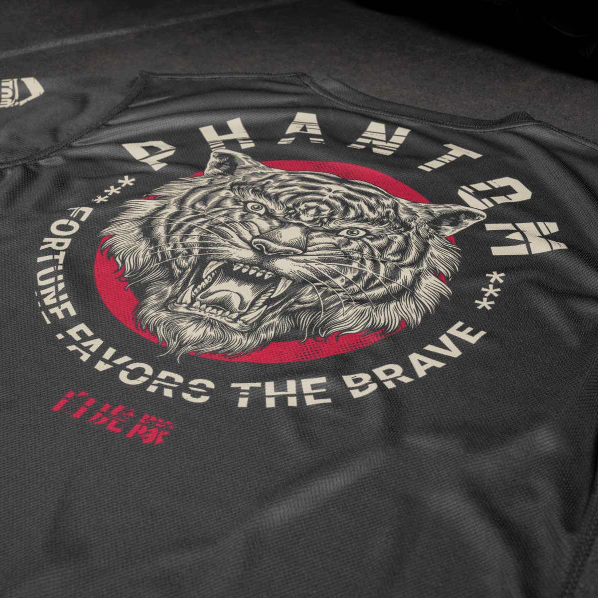Phantom Athletics T-Shirt EVO Tiger Unit - Schwarz/Grau