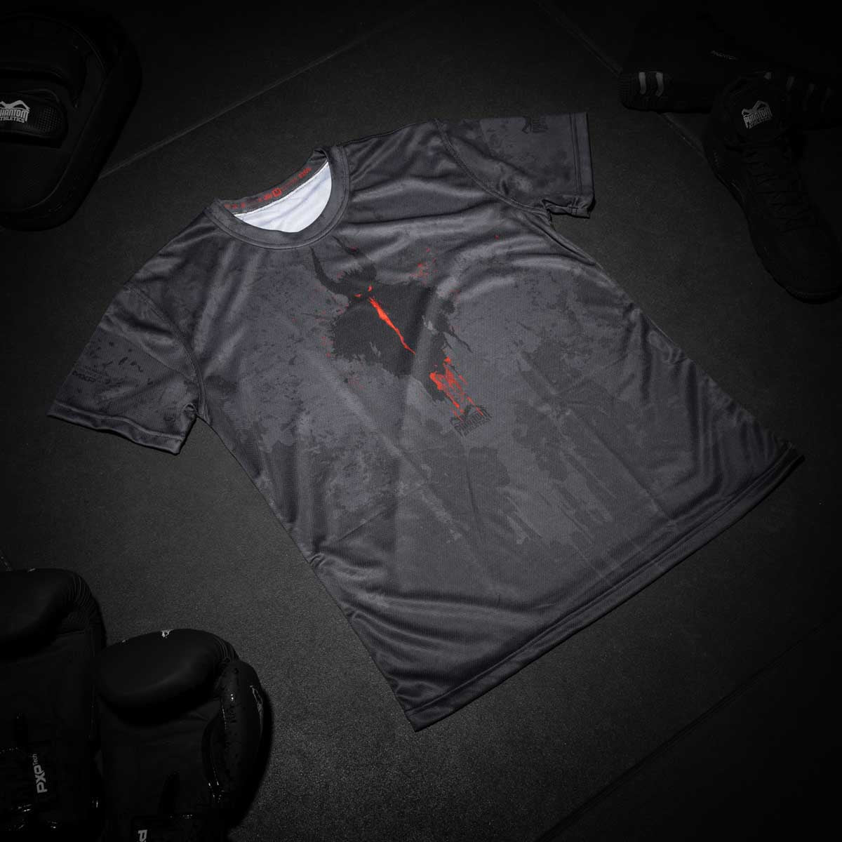 Phantom Athletics T-Shirt EVO Demon - Schwarz/Grau