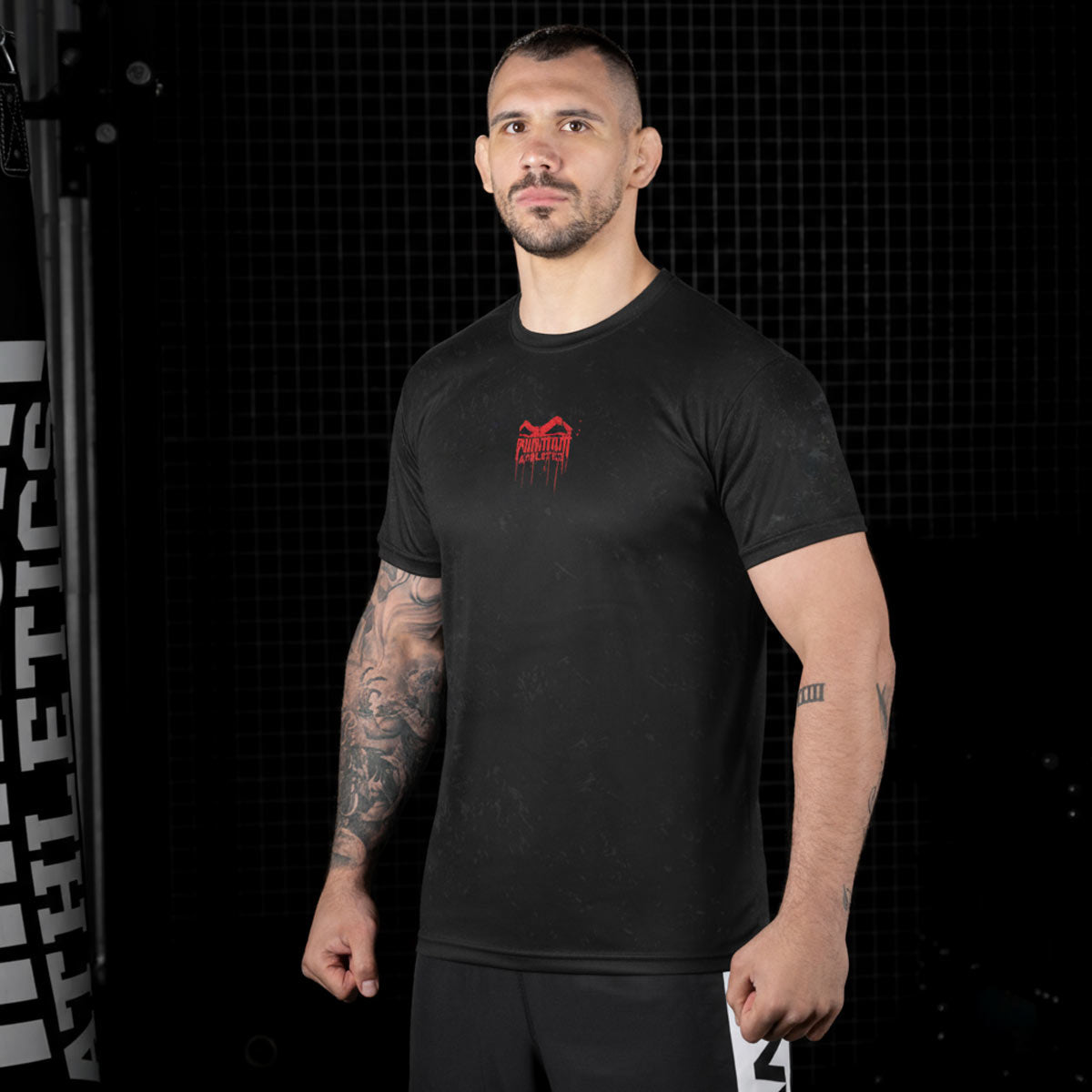 Phantom Athletics T-Shirt EVO+ Bloodshade - Schwarz/Rot