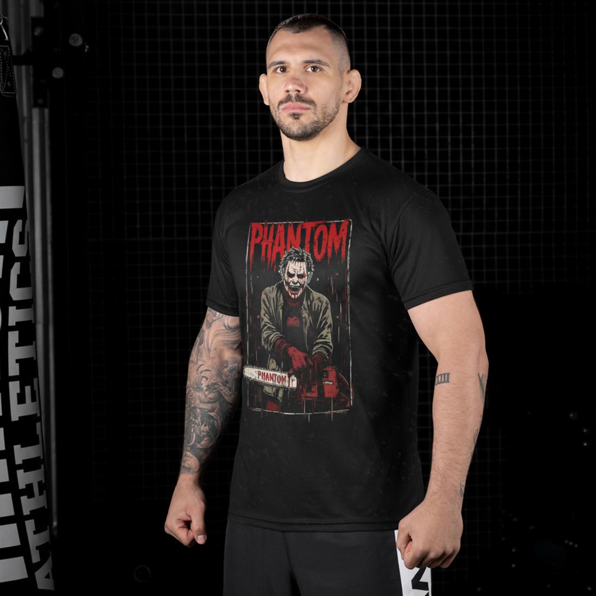 Phantom Athletics T-Shirt EVO+ Chainsaw - Schwarz