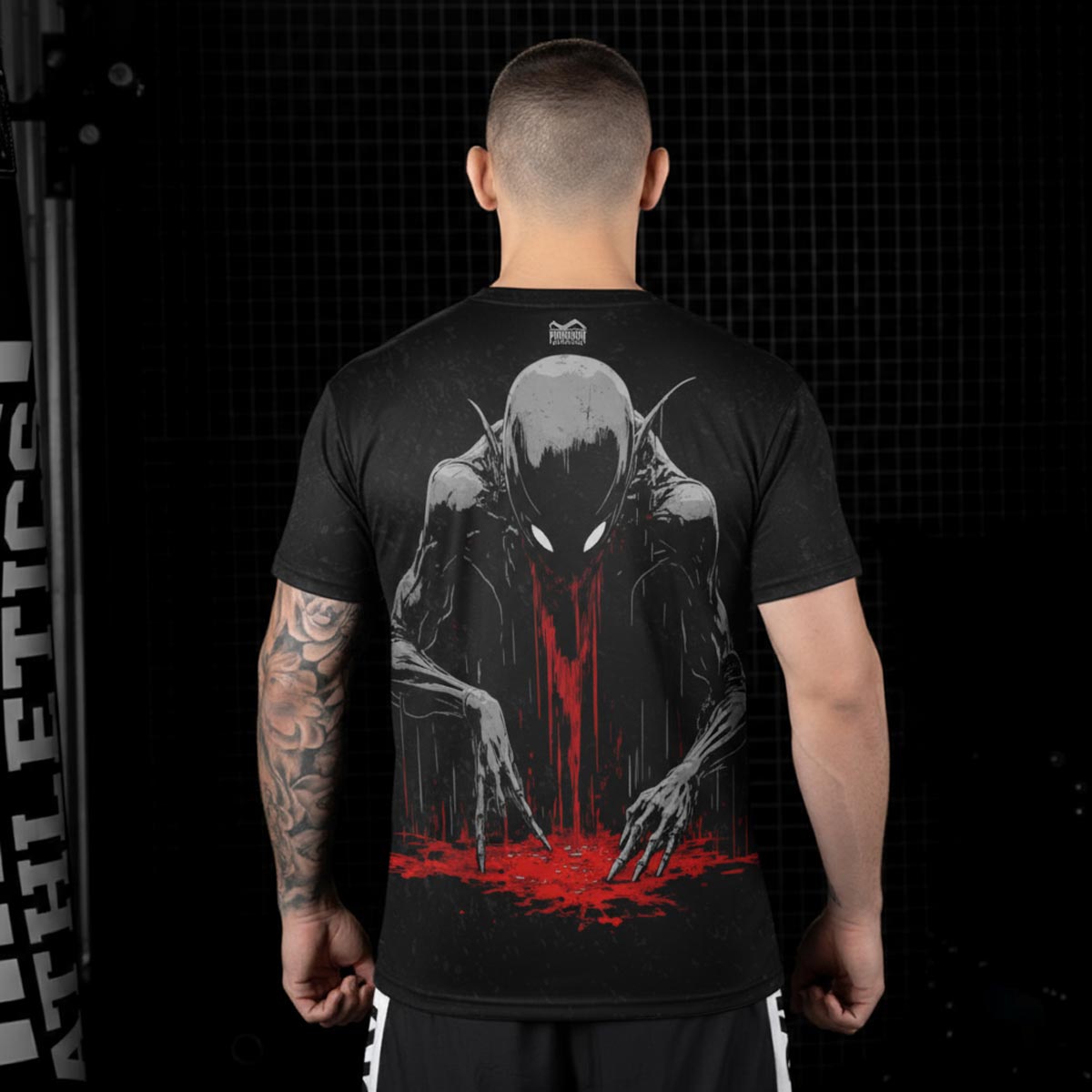 Phantom Athletics T-Shirt EVO+ Nightmare - Schwarz/Rot