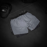 Phantom Athletics Kompressionsshorts Fusion 2in1 Apex - Grau