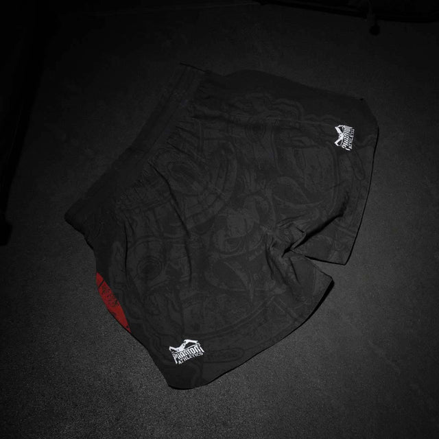 Phantom Athletics MMA Shorts Fusion-R Samurai - Schwarz/Rot