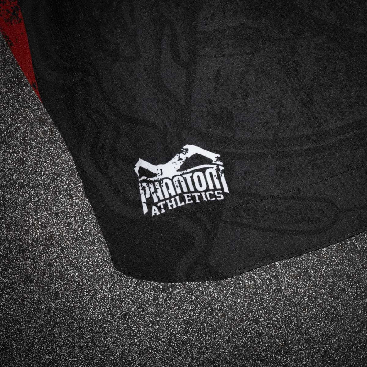 Phantom Athletics MMA Shorts Fusion-R Samurai - Schwarz/Rot