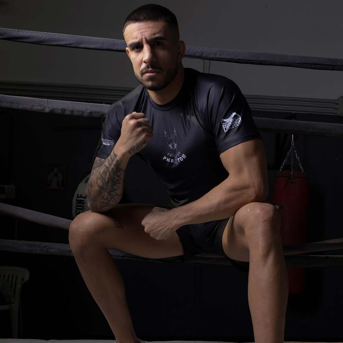 Phantom Athletics Rashguard EVO Dobermann - Schwarz