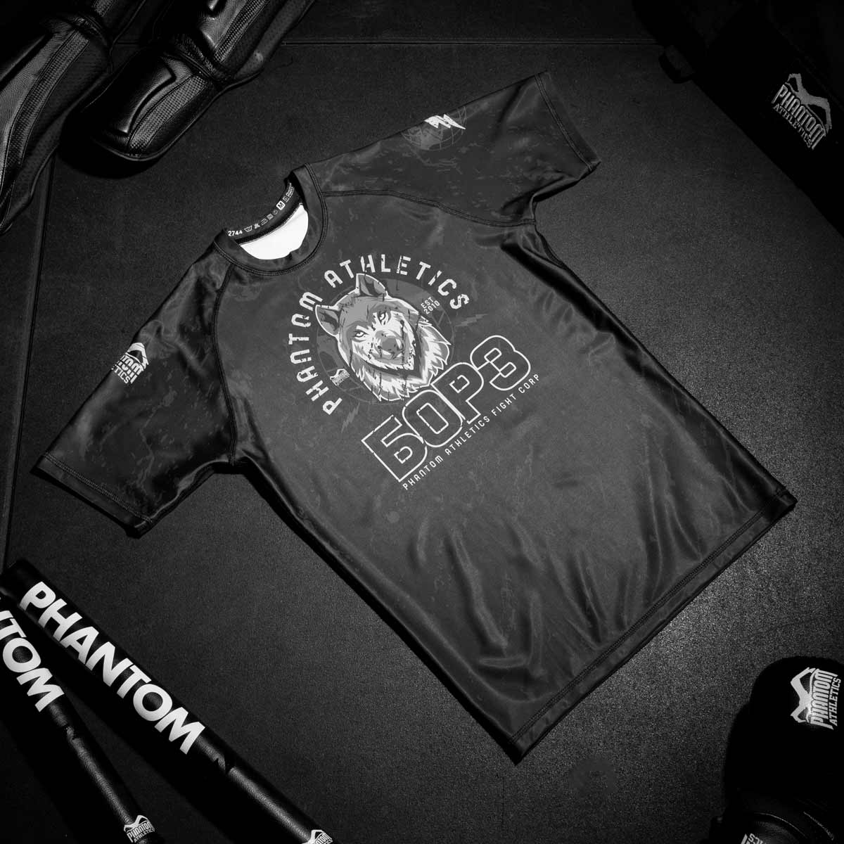 Phantom Athletics Rashguard EVO - Schwarz