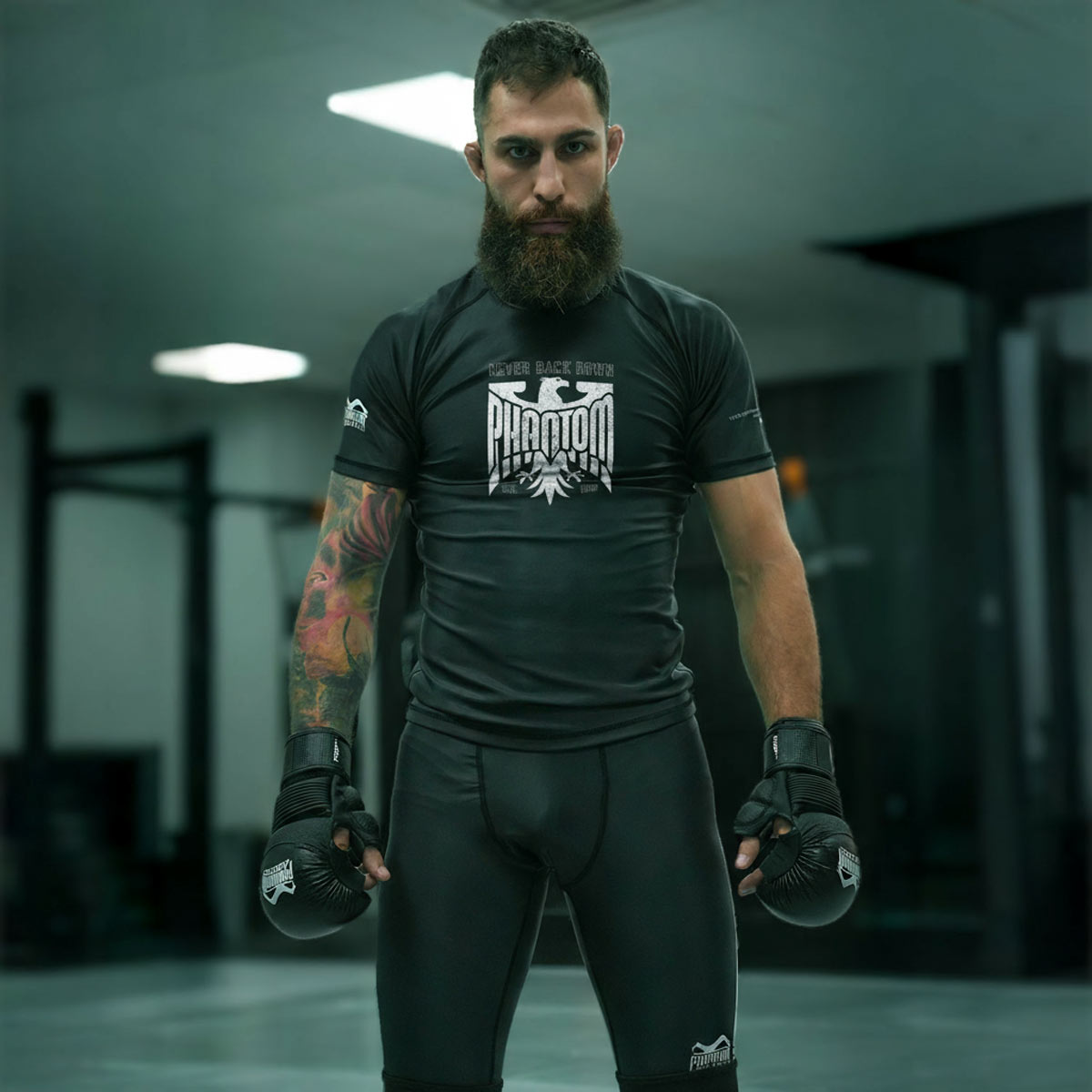 Phantom Athletics Rashguard Germany Eagle Lange Ärmel - Schwarz