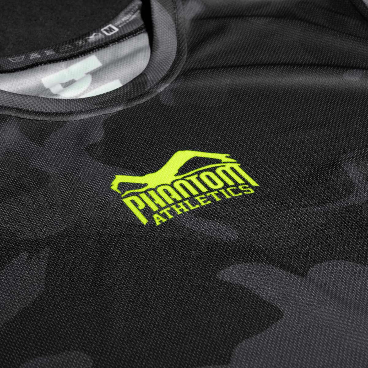 Phantom Athletics T-Shirt EVO - Schwarz Camo/Neon