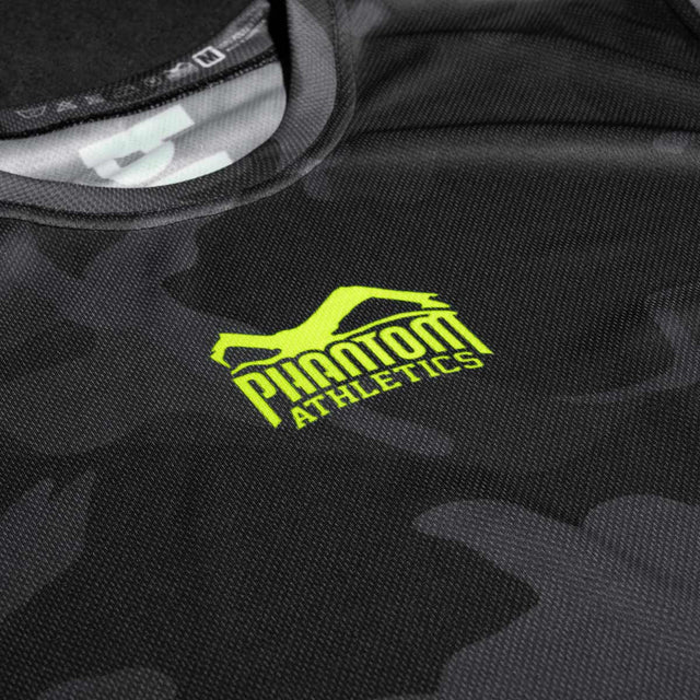 Phantom Athletics T-Shirt EVO Neon - Schwarz Camo/Neon