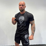 Phantom Athletics MMA Shorts Fusion Skull - Schwarz