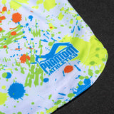 Phantom Athletics MMA Shorts Fusion Splatter - Weiß/Neon