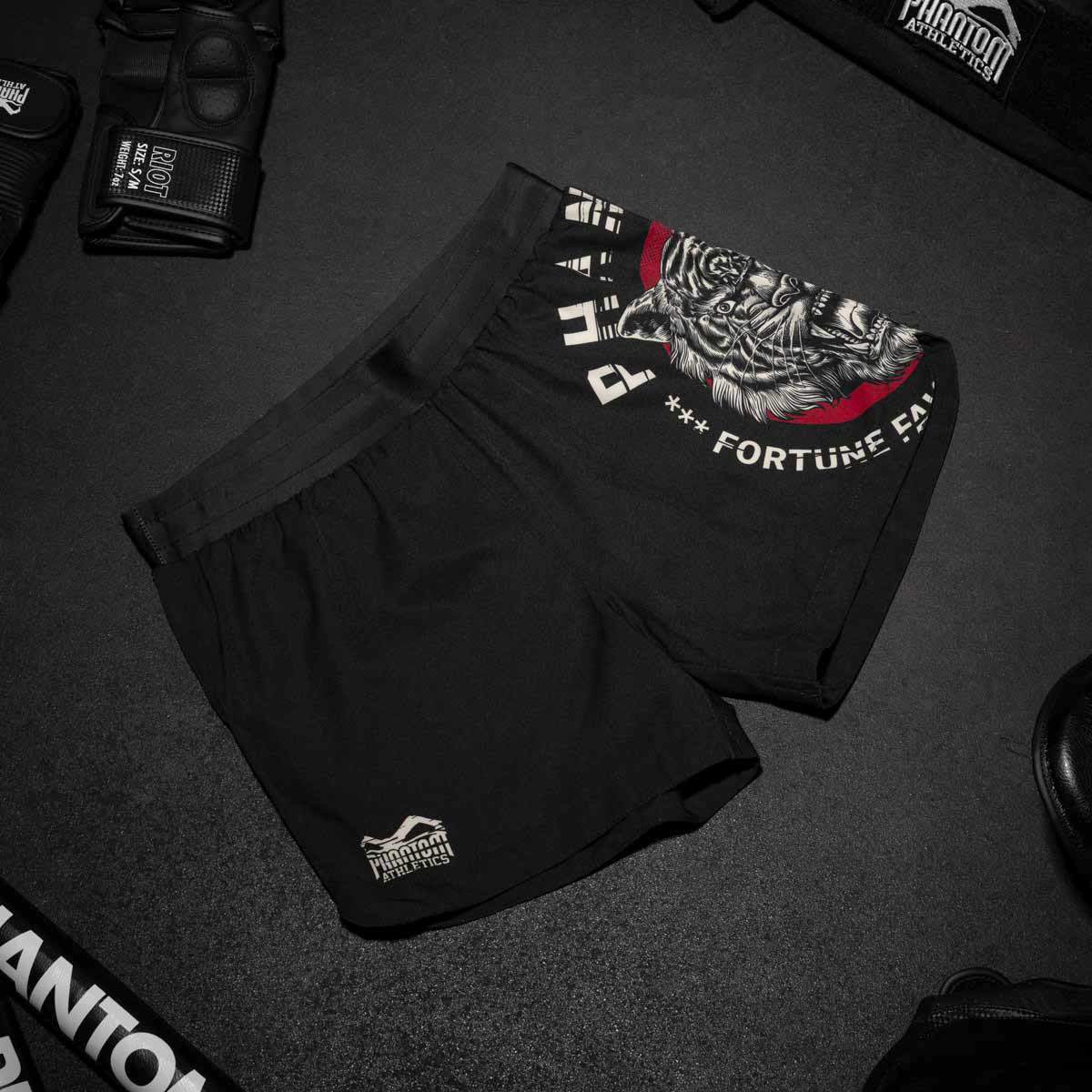 Phantom Athletics MMA Shorts Fusion Tiger Unit - Schwarz