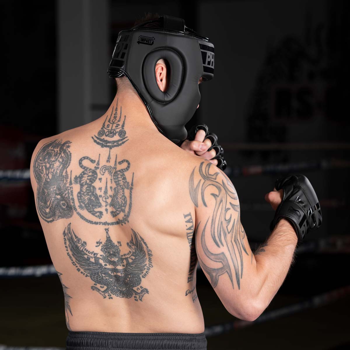 Phantom Athletics Kopfschutz Apex Full Face - Schwarz