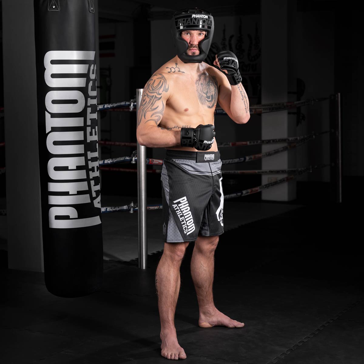 Phantom Athletics Kopfschutz Apex Full Face - Schwarz