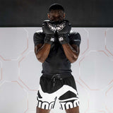 Phantom Athletics MMA Shorts Fusion-R 2in1 Savage - Schwarz/Weiß