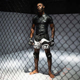 Phantom Athletics MMA Shorts Fusion-R 2in1 Savage - Schwarz/Weiß