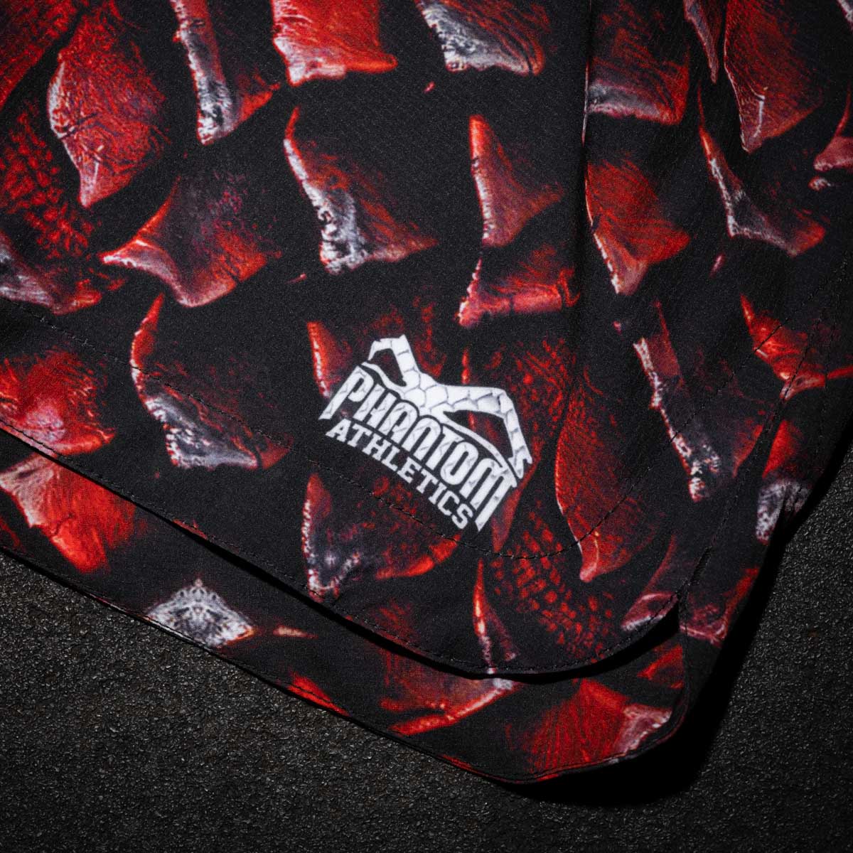 Phantom Athletics MMA Shorts Fusion Red Dragon - Rot
