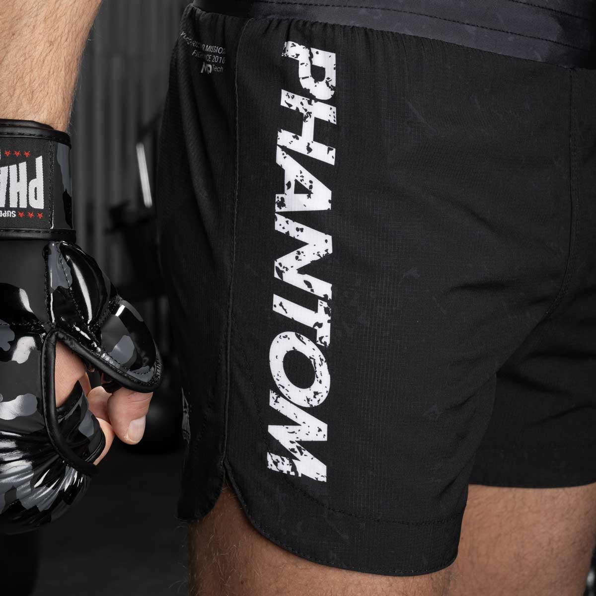 Phantom Athletics MMA Shorts Fusion-R Pumpkill - Schwarz/Grau