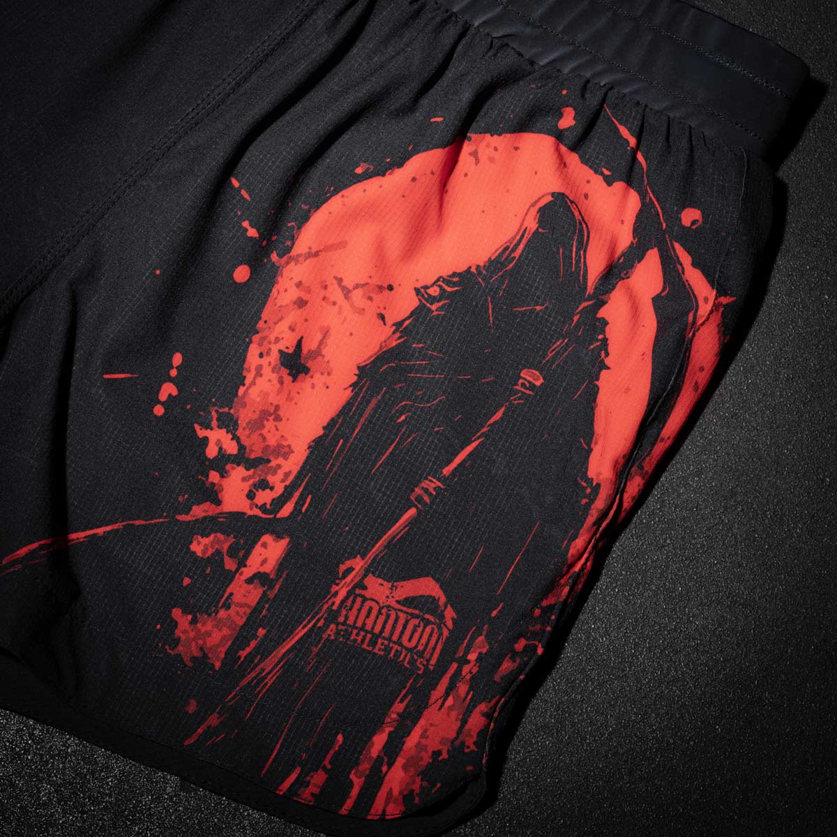 Phantom Athletics MMA Shorts Fusion-R Reaper - Schwarz/Rot