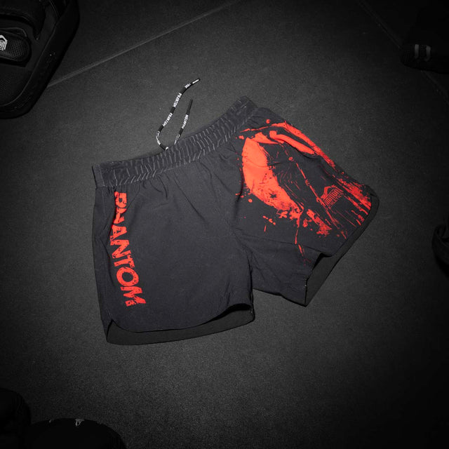 Phantom Athletics MMA Shorts Fusion-R Reaper - Schwarz/Rot