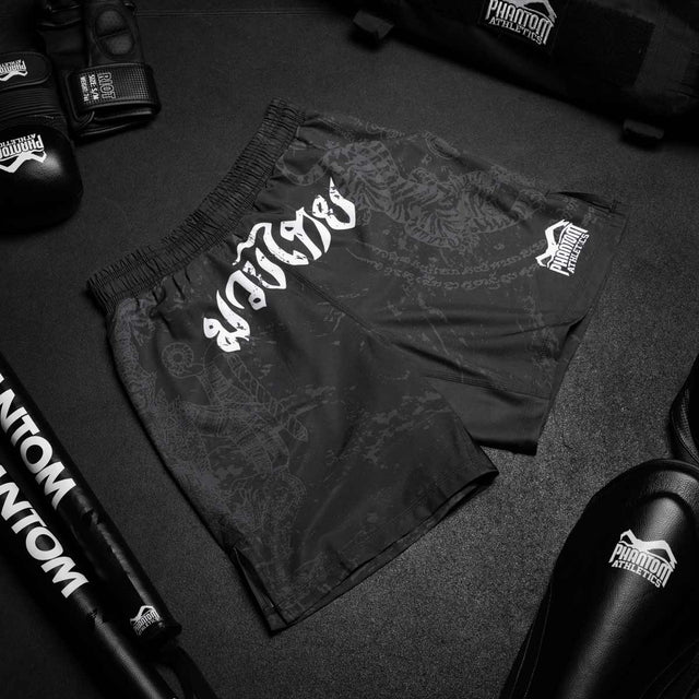 Phantom Athletics Muay Thai Shorts EVO - Schwarz/Grau