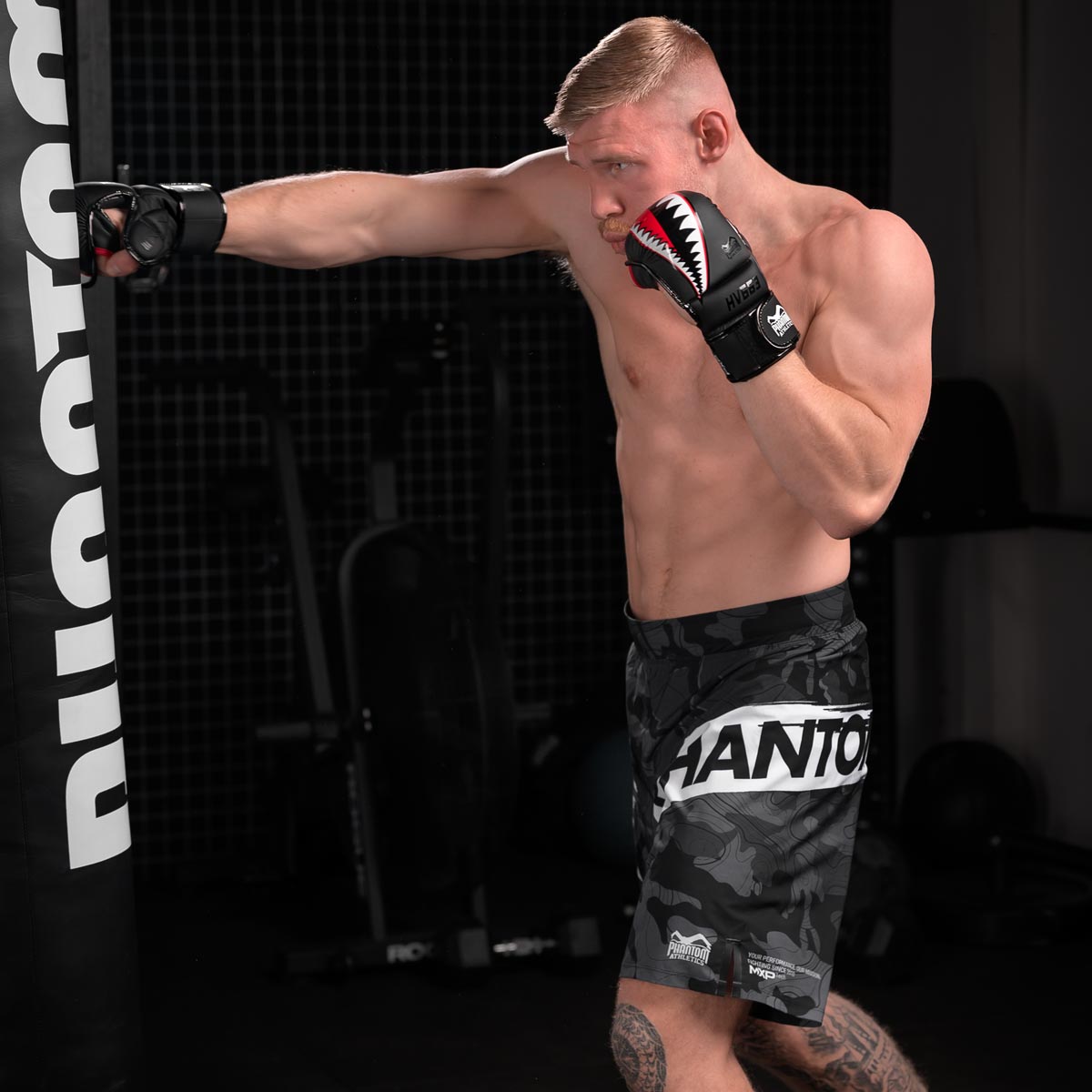Phantom Athletics MMA Handschuhe Fight Squad - Schwarz