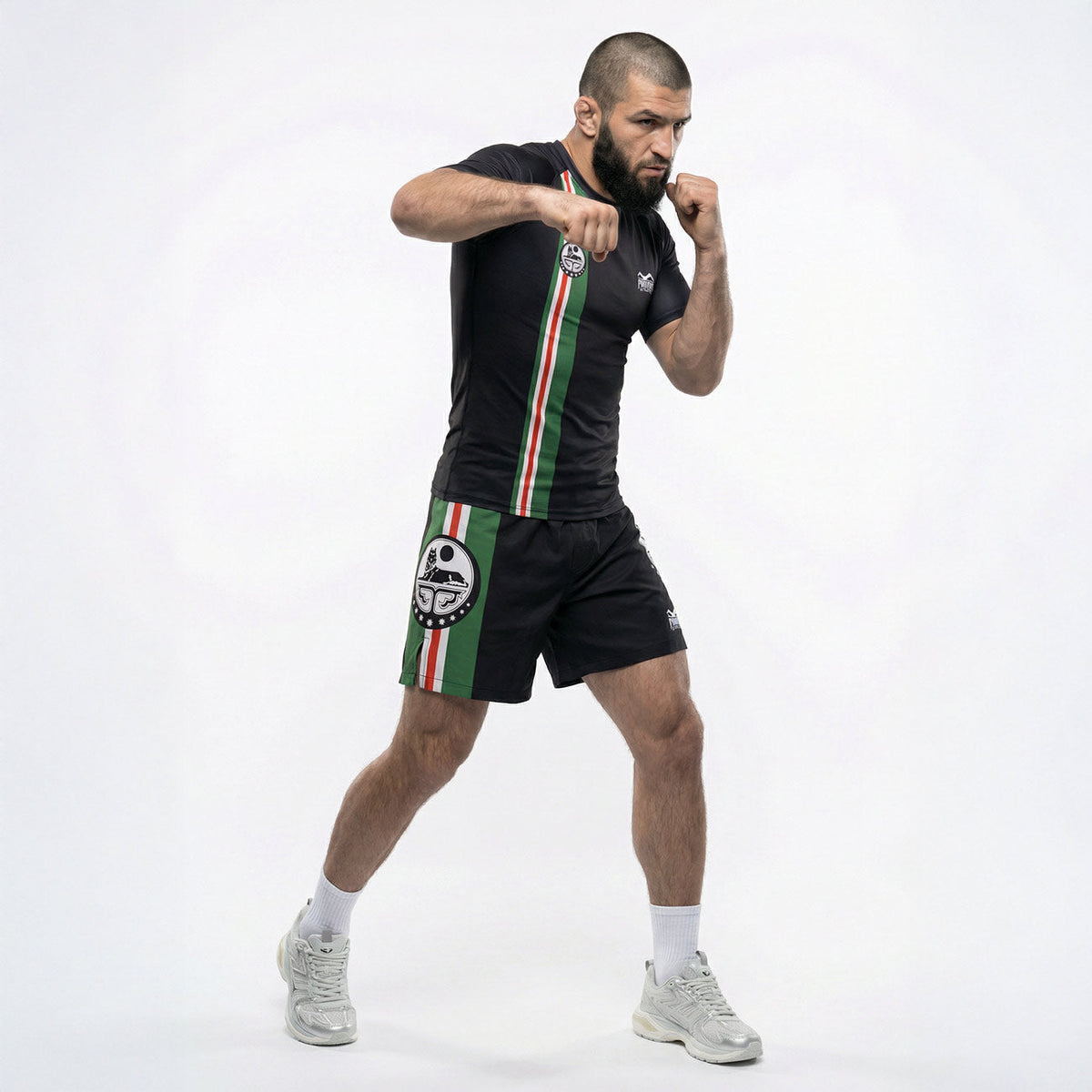 Phantom Athletics Rashguard Team Chechnya - Schwarz/Grün
