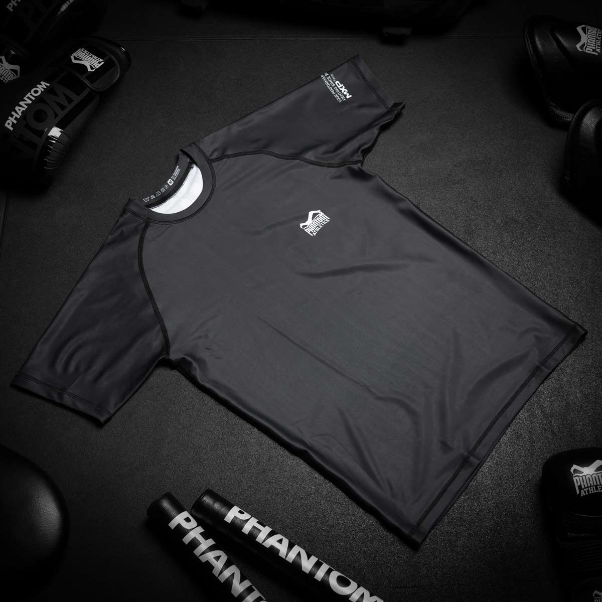 Phantom Athletics Rashguard Ruthless - Schwarz