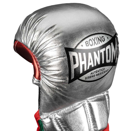 Phantom Athletics MMA Handschuhe Mexico - Silber/Grün/Rot