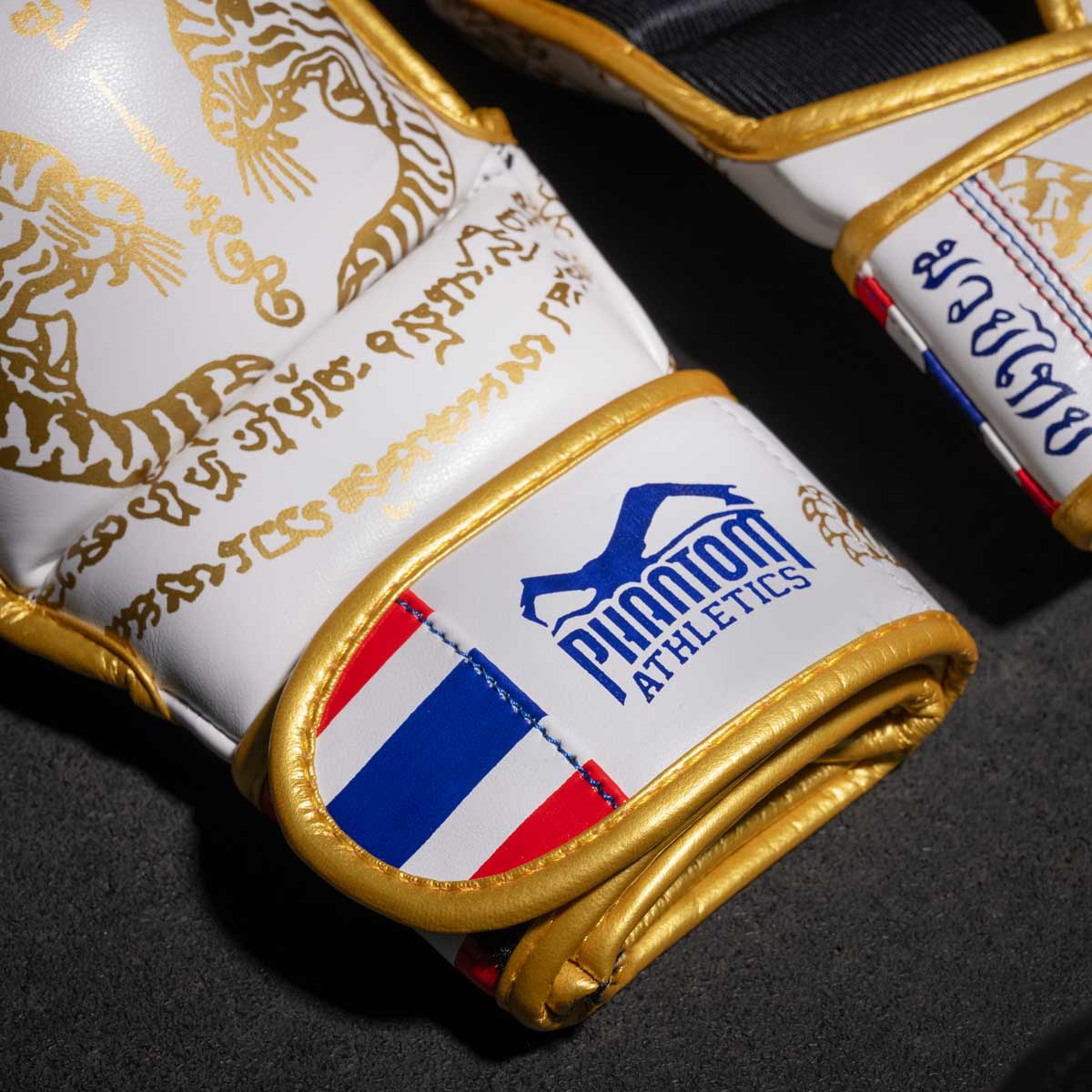 Phantom Athletics MMA-Handschuhe Sparring Muay Thai - Weiß/Gold