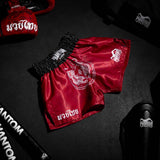Phantom Athletics Muay Thai Shorts Sak Yant - Rot