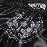 Phantom Athletics Muay Thai Shorts Sak Yant - Schwarz
