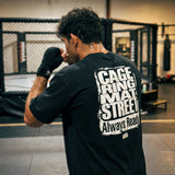Phantom Athletics T-Shirt Cage Ring Mat Street - Schwarz