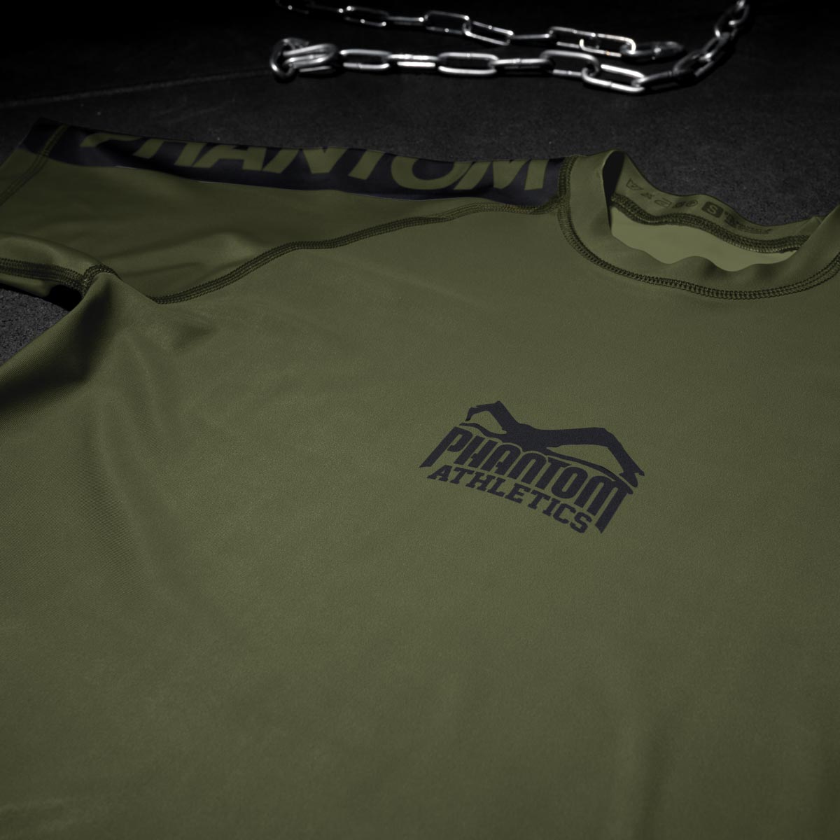 Phantom Athletics Rashguard EVO Apex Kurzarm - Army