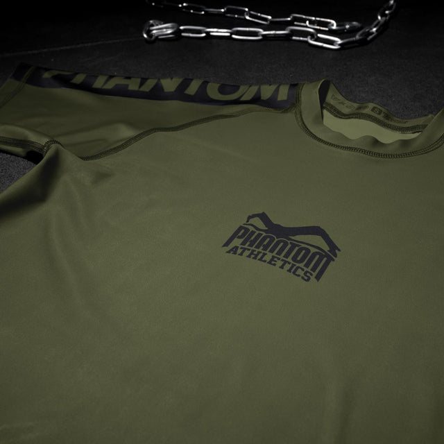Phantom Athletics Rashguard EVO Apex Kurzarm - Army