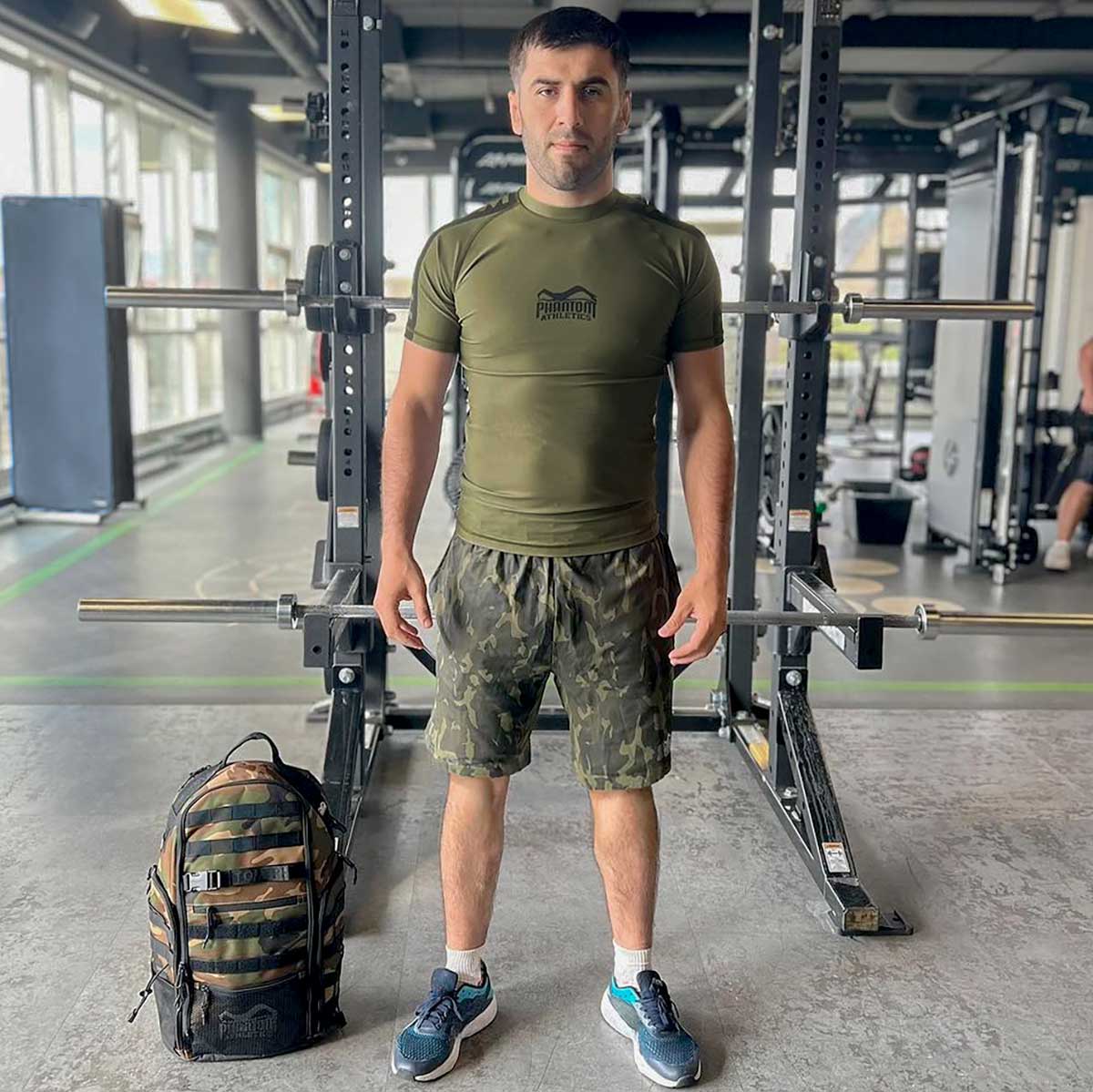 Phantom Athletics Rashguard EVO Apex Kurzarm - Army