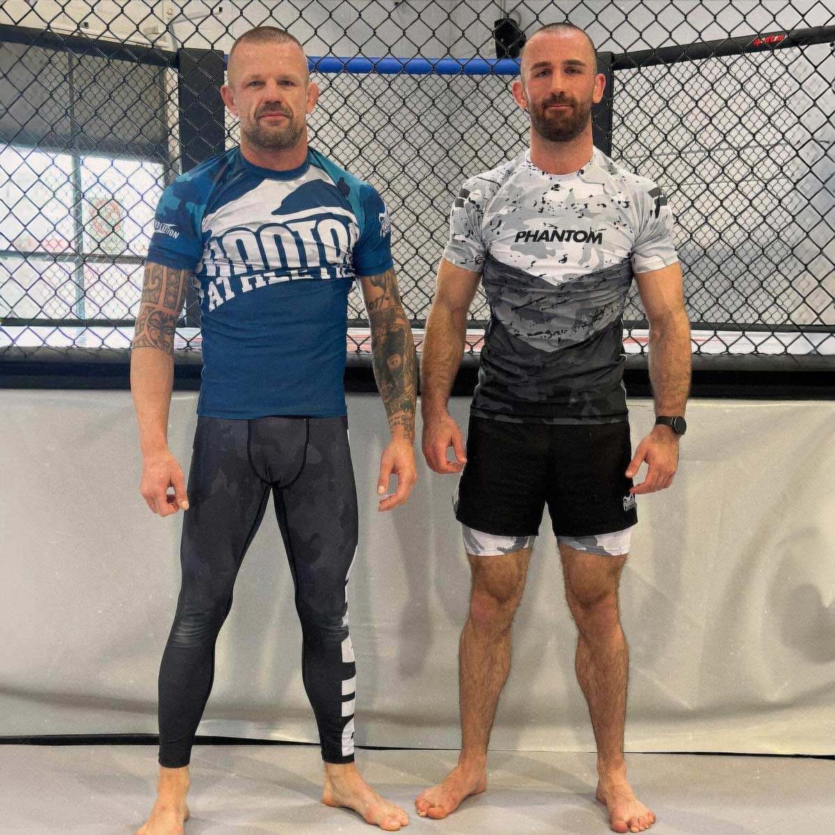 Phantom Athletics MMA Shorts Fusion 2in1 - Grün/Schwarz