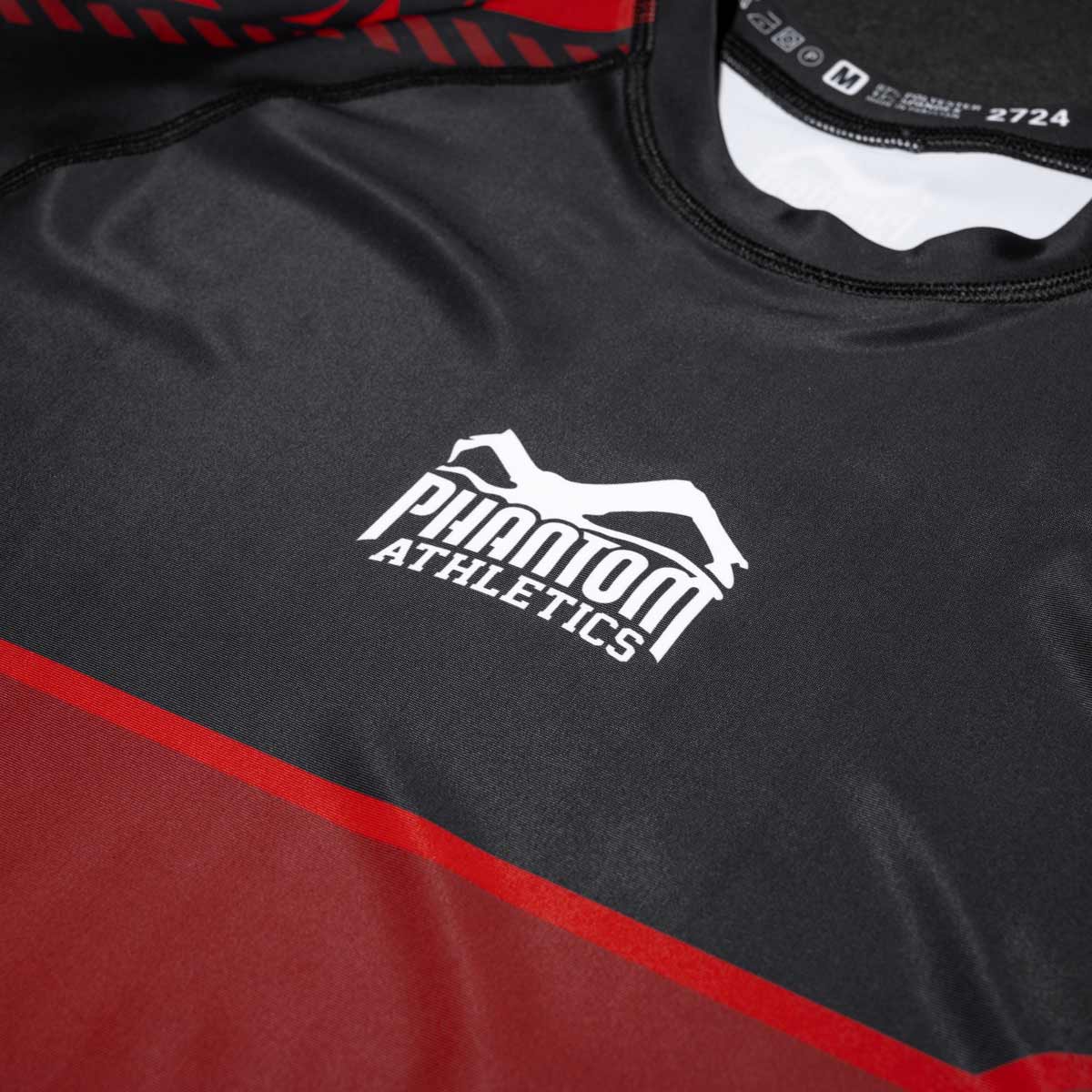 Phantom Athletics Rashguard EVO Apex Kurzarm - Rot
