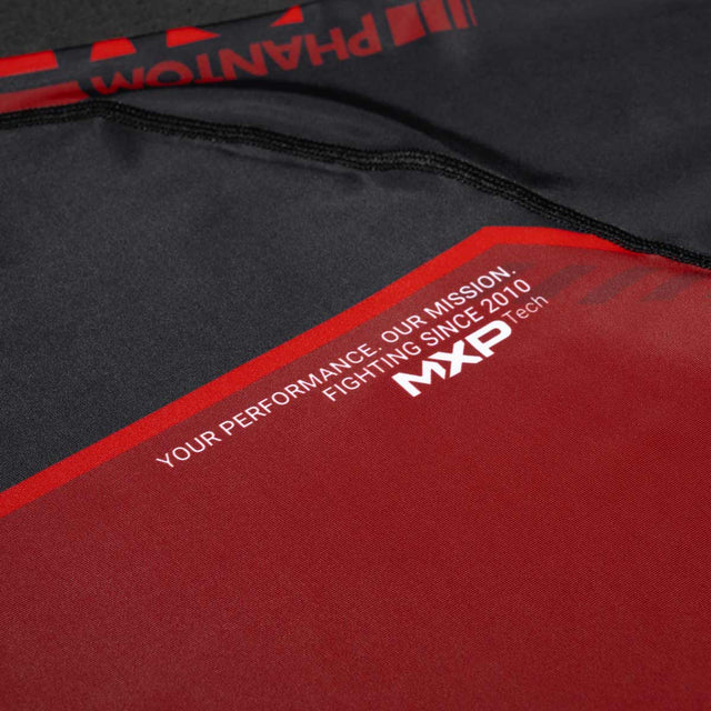 Phantom Athletics Rashguard EVO Apex Kurzarm - Rot