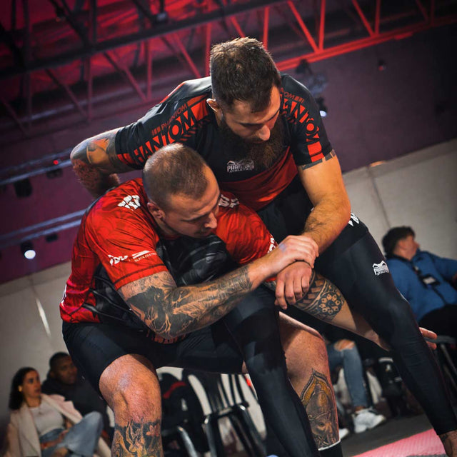 Phantom Athletics Rashguard EVO Apex Kurzarm - Rot