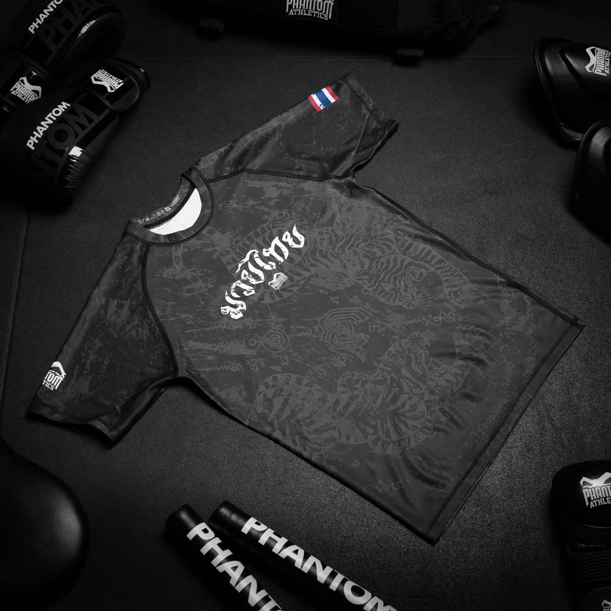 Phantom Athletics Rashguard Muay Thai - Schwarz/Grau