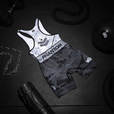 Phantom Athletics Ringeranzug Delta - Weiß/Grau/Schwarz