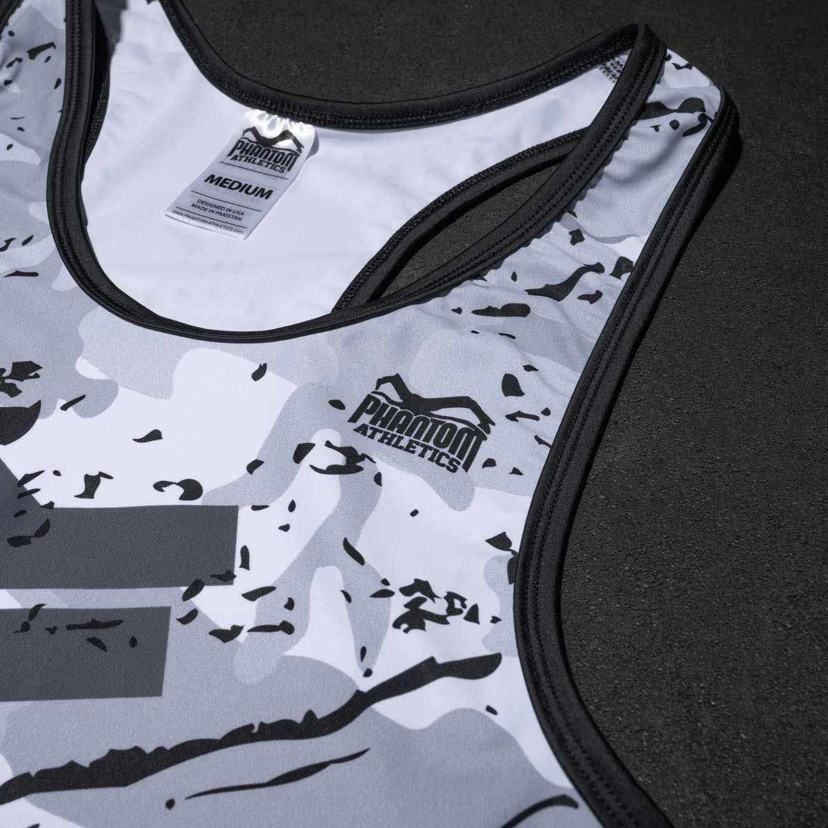 Phantom Athletics Ringeranzug Delta - Weiß/Grau/Schwarz