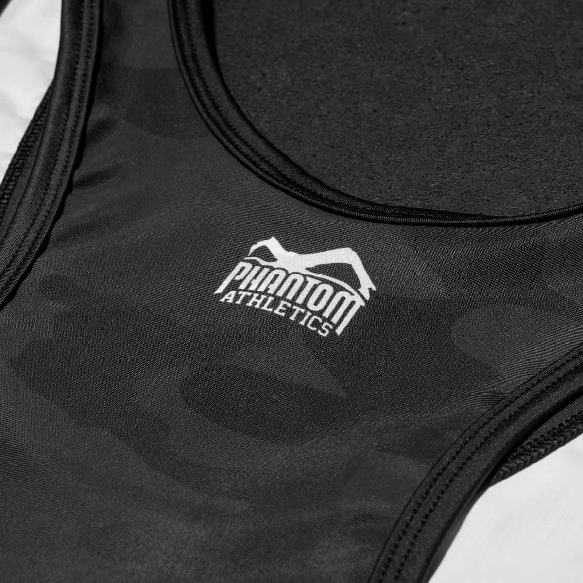 Phantom Athletics Ringersinglet Warfare - Schwarz/Winter Camo