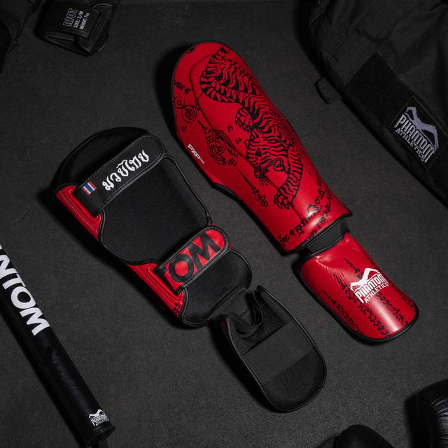 Phantom Athletics Schienbeinschoner Muay Thai - Rot