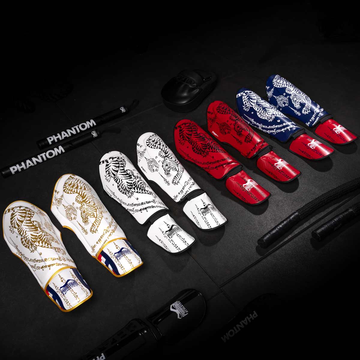 Phantom Athletics Schienbeinschoner Muay Thai - Rot